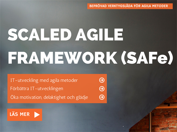 Ny kurs – Att införa Scaled Agile Framework (SAFe)